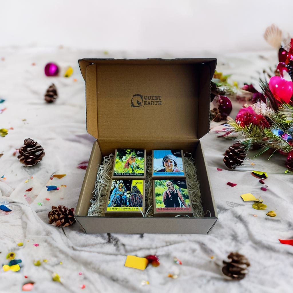 Organic Soaps Pack Of 4 Kit , 4x100g